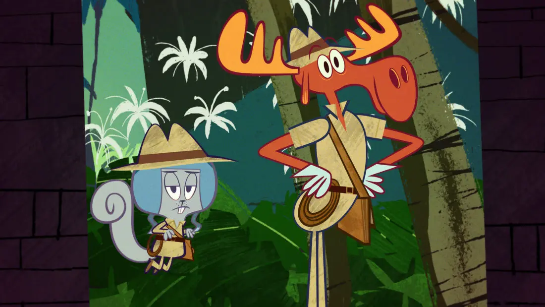 The Adventures of Rocky and Bullwinkle season two Bullwinkle Forest. DreamWorks The Adventures of Rocky and Bullwinkle season two is now available on Amazon Prime Video. Your favorite squirrel and moose are back for more daring escapades and we have two fun clips to share with you!