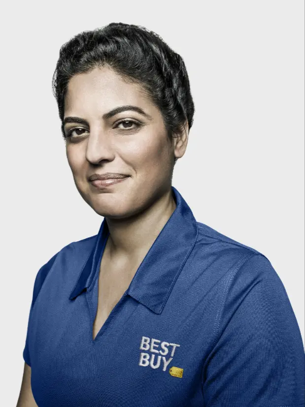 Blue Shirt Best Buy Open House Event Woman. Best Buy is hosting a one day only Open House Event that you don't want to miss. Mark your calendars for Jan. 19 for exclusive in-store deals and sweepstakes.