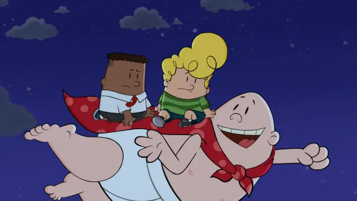 The Epic Tales of Captain Underpants Flying. The second&nbsp;season of&nbsp;DreamWorks The Epic Tales of Captain Underpants&nbsp;is now available exclusively on Netflix. Read more about it on my blog.