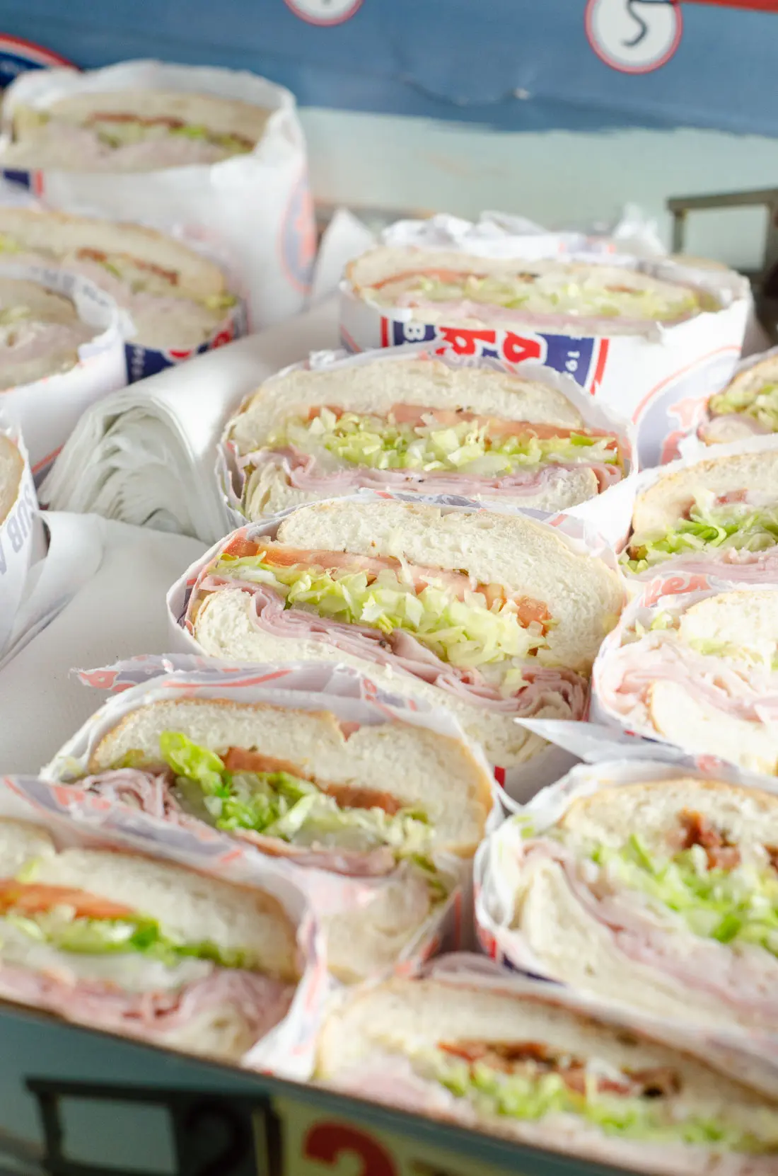 Jersey Mikes Catering Box Subs. Stop stressing about what everyone will be eating on the Big Game Day. Take advantage of some awesome No-Cook Easy Game Day Snack Idea's on the blog now.