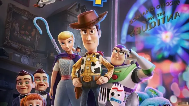 Toy Story 4 Film Poster. Meet The New Characters in Toy Story 4 Film plus a all new trailer. The Toy Story 4 Film hits theaters June 21, 2019.