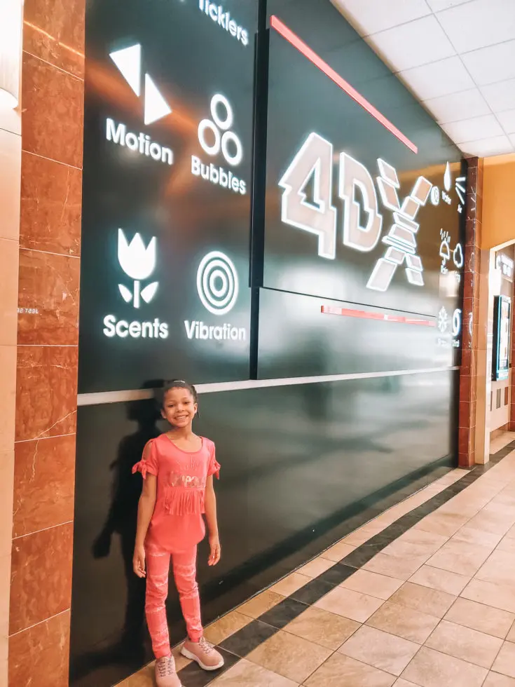 Regal Cinema 4DX Experience Sign. Dumbo flies into theaters on March 29, 2019.