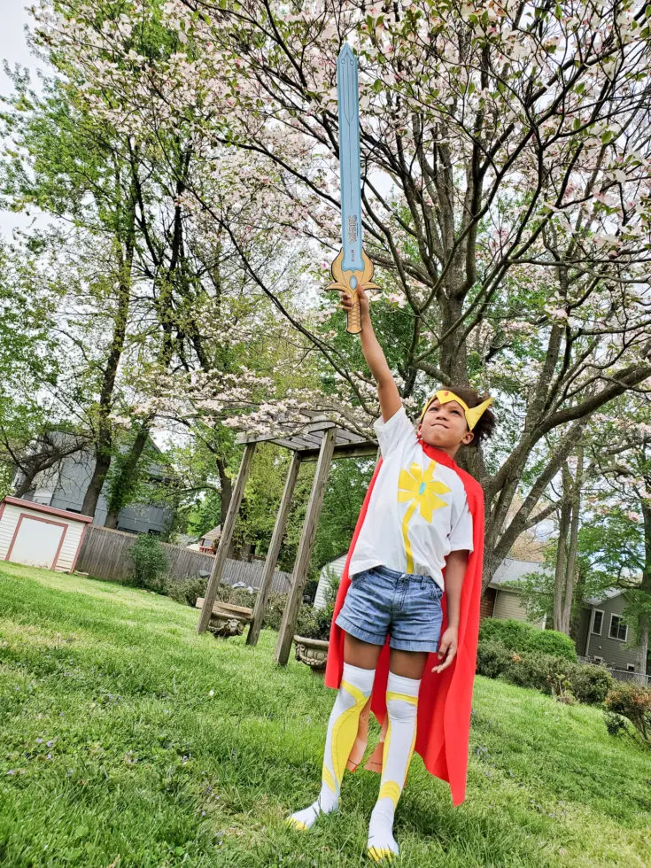 Esuun She Ra Season 2 Costume. Mark your calendars because on April 26th DreamWorks She-Ra and the Princesses of Power is roaring back to Netflix for the Honor of Grayskull. The series creator promises there will be cool new characters and story lines that didn't make it into the first season of She-Ra.