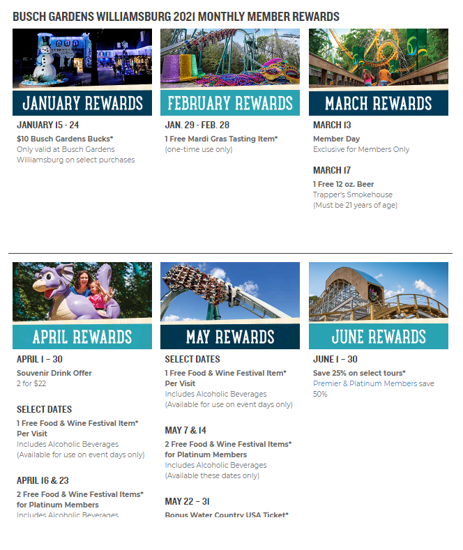 Busch Gardens Membership Plans Exclusive Benefits and Monthly Rewards