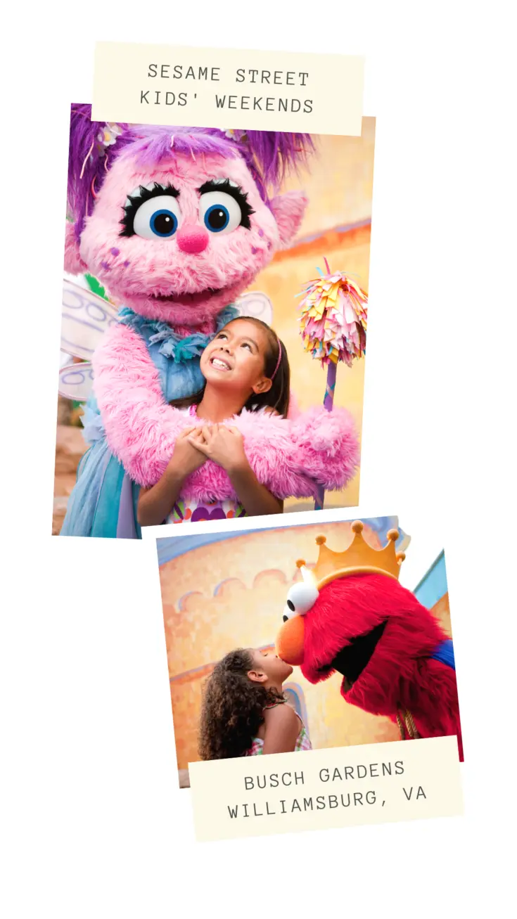It's time to party with all of your Sesame Street friends at Busch Gardens Williamsburg, VA. All of your Sesame Street friends are throwing a party every weekending in April. With Exclusive family activities, dance parties and so much more, you won't want to miss it. View the full 2019 Schedule on my blog for more details.