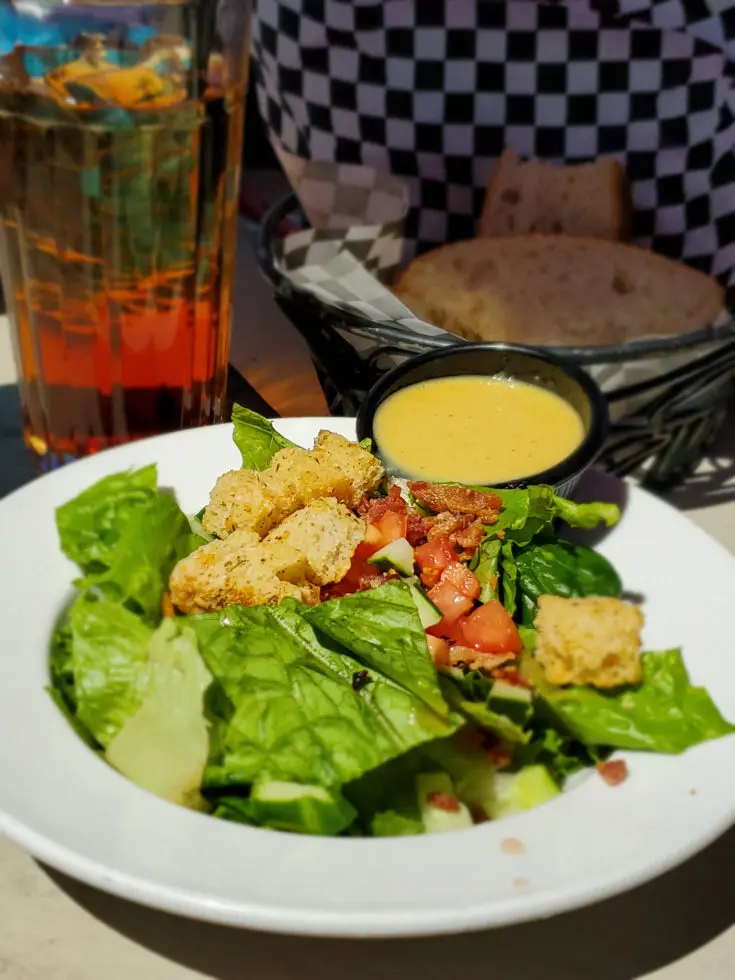 Bullfish Grill Pigeon Forge, TN Salad. The Bullfish Grill offers a superb dining experience built for families to enjoy. Enjoy freshly baked bread with a backdrop of the beautiful Smoky Mountains. View the menu and all the foods we enjoyed during our visit on the blog.