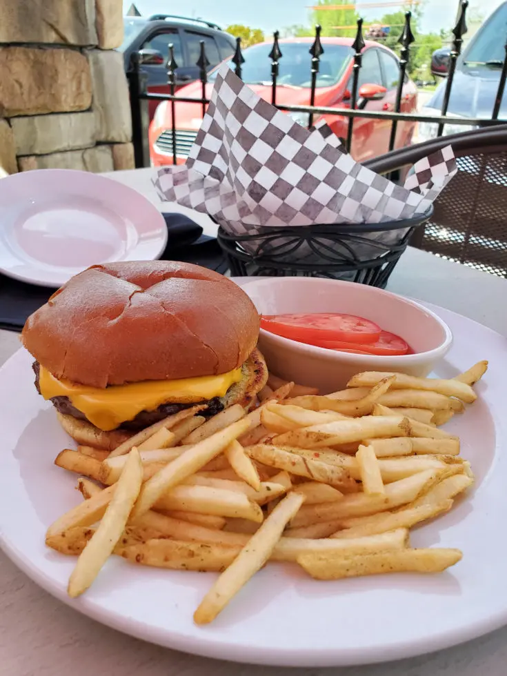 Bullfish Grill Pigeon Forge, TN Cheeseburger. The Bullfish Grill offers a superb dining experience built for families to enjoy. Enjoy freshly baked bread with a backdrop of the beautiful Smoky Mountains. View the menu and all the foods we enjoyed during our visit on the blog.