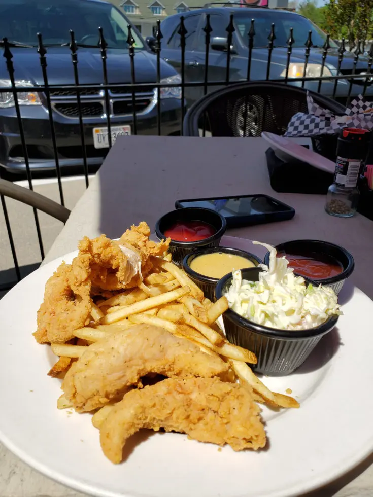 Bullfish Grill Pigeon Forge, TN Chicken Strips. The Bullfish Grill offers a superb dining experience built for families to enjoy. Enjoy freshly baked bread with a backdrop of the beautiful Smoky Mountains. View the menu and all the foods we enjoyed during our visit on the blog.