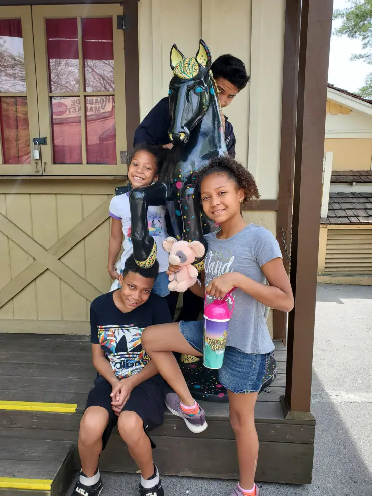 Dollywood Family Shot. My family spent the day playing and eating at the Dollywood theme park, and we are happy to report we had a blast! Read all about our trip and learn why Dollwood is a must visit destination while you are in Pigeon Forge, TN.
