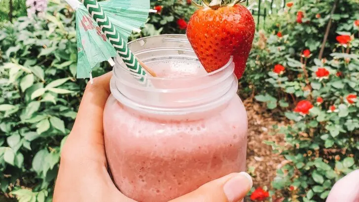 Banana Berry Zinger Smoothie. The Banana Berry Zinger Smoothie is the perfect spin on your regular smoothie routine. Its packed with fresh fruits and an herbal tea that is out of this world delicious. Read the full recipe on my blog at