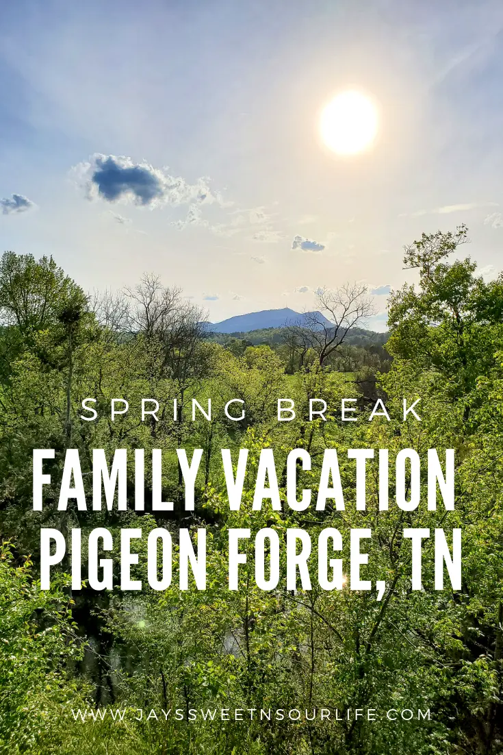 Spring Break Family Vacation Pigeon Forge, TN. Spend a week in Pigeon Forge, TN and find out exactly why my family can't wait to go back. With amazing places to eat and play such as Dollywood, Outdoor Gravity Park, The Pottery House Cafe and the Bullfish Grill. Leaving to go back home will be the hardest part of the trip. Read all about our full 5 day adventure on the blog now!