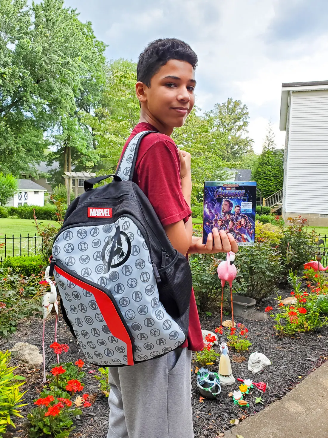 Back To School Avengers: Endgame Blu-Ray. Avengers: Endgame arrives on DVD, Blu-ray, and 4K on August 13th. Packed with bonus material and a special tribute to Stan Lee.