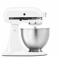 KitchenAid Classic Plus Series 4.5-Quart Tilt-Head Stand Mixer, White