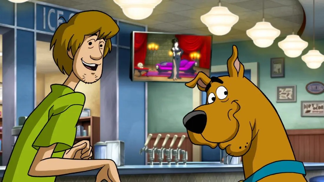 Scooby Doo Return To Zombie Island Shaggy and Scooby. Pack your Scooby Snacks and join the Mystery Inc. gang as the teen sleuths embark on a wild and spooky vacation with zombies and cat people on&nbsp;Scooby-Doo! Return to Zombie Island,&nbsp;an all-new, original film. Available on Digital and DVD October 1rst, 2019.