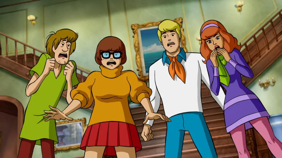 Scooby Doo Return To Zombie Island The Gang. Pack your Scooby Snacks and join the Mystery Inc. gang as the teen sleuths embark on a wild and spooky vacation with zombies and cat people on Scooby-Doo! Return to Zombie Island, an all-new, original film. Available on Digital and DVD October 1rst, 2019.