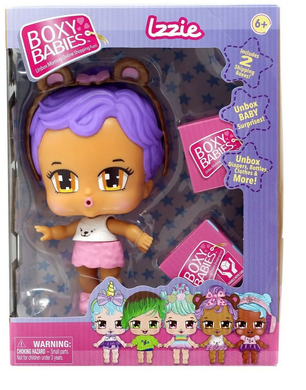 Boxy Babies - Izzie. Baby Izzie loves to snuggle and cuddle just like a little bear! Mommy shops online for lots of furry cuddle accessories for Baby Izzie - from a bear bottle to Bear tutus! Jays Sweet N Sour Life 2019 Holiday Gift Guide for Kids.