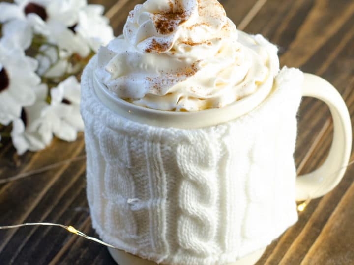 Almond Milk Butter Beer Latte. Mix up something delicious for your family this coming up holiday. Indulge in a warm cup of my Almond Milk Butterbeer Latte with a side of Sticky Toffee Pudding.