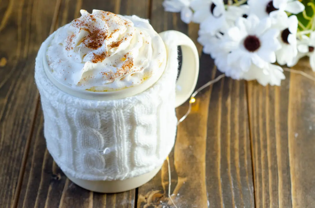 Butterbeer Latte. Mix up something delicious for your family this coming up holiday. Indulge in a warm cup of my Almond Milk Butterbeer Latte with a side of Sticky Toffee Pudding.