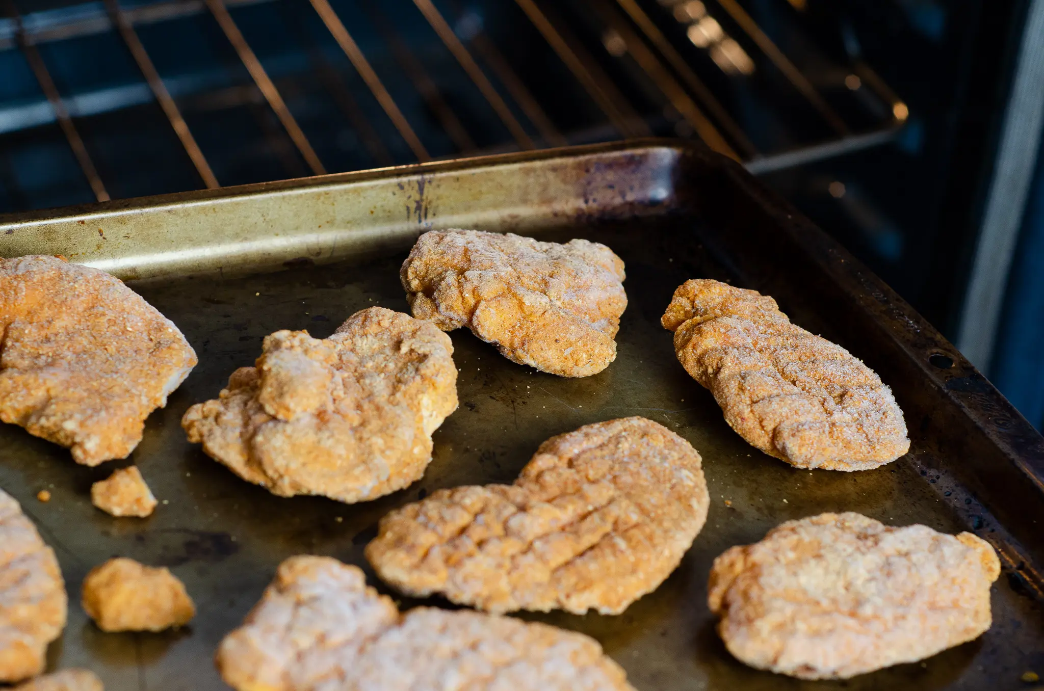 CAULIPOWER Chicken Tenders in Oven. CAULIPOWER's game-changing frozen chicken tenders start with high-quality chicken breast meat, coated with cauliflower and other gluten-free goodness, and then they are BAKED (not fried).