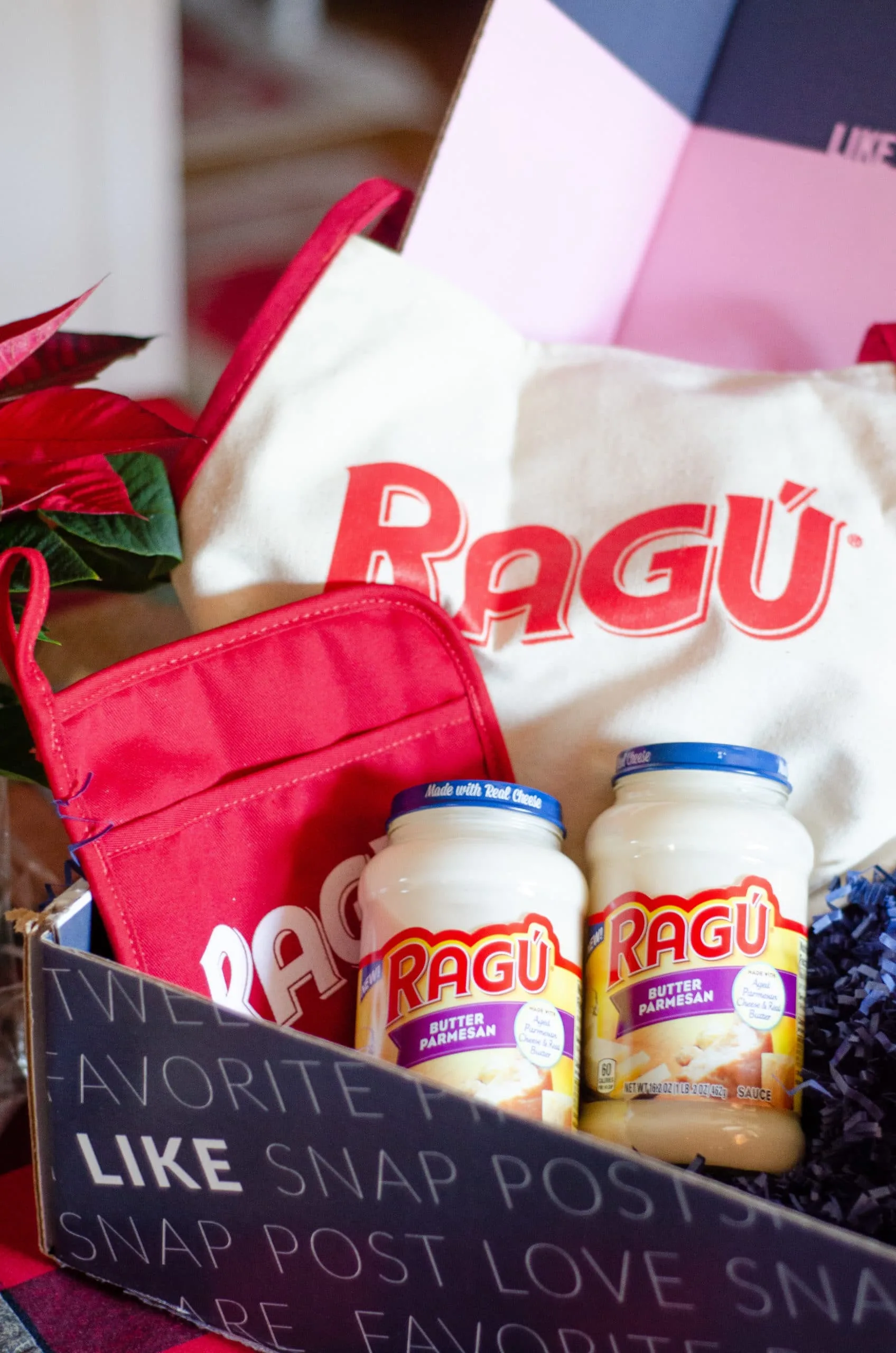 Ragu Butter Parmesan Sauce. Gift your hostess a Thanksgiving themed box of goodies. Gift them products they can use on Thanksgiving Day as well as after.