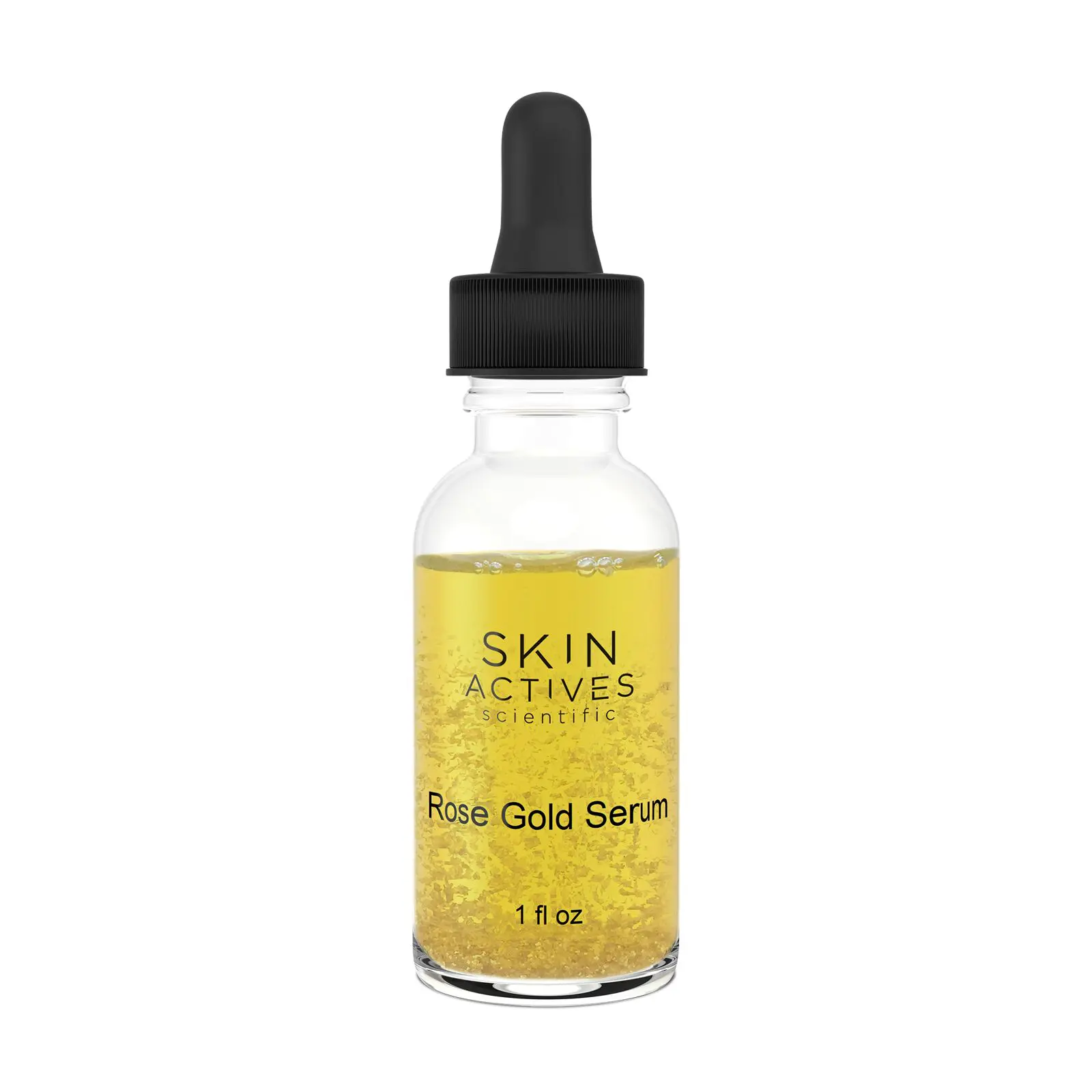 Skin Actives&rsquo; Rose Gold Serum is a quick-absorbing, lightweight oil-based serum infused with 24kt. gold flakes. It makes an effective daily moisturizer for soft, smooth radiant skin or lips. Our Rose Gold Serum is enriched with vitamins, antioxidants, and essential fatty acids.