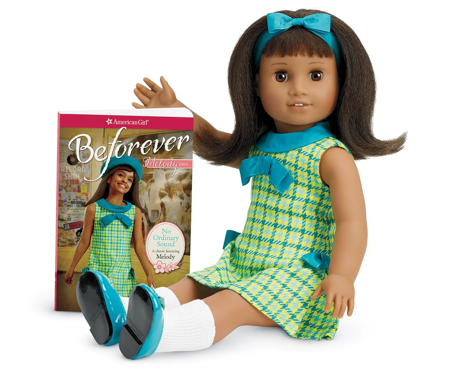 Melody American Girl Doll. Melody is a budding singer growing up in 1964 Detroit during the civil rights movement. Inspire hours of imaginative play with the 18&rdquo; Melody doll in a complete 1960s outfit, plus her first book.