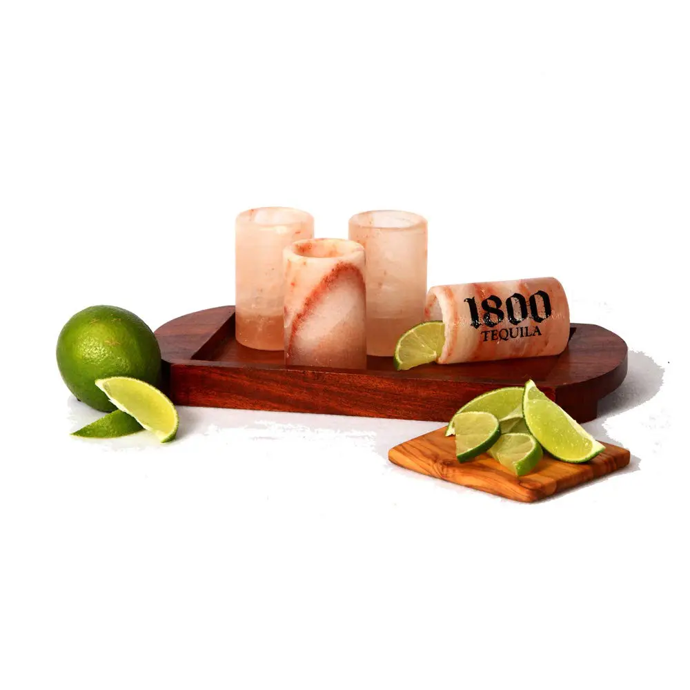 Pink Himalayan Shot Glasses-4 Pack The Spice Lab. The perfect Tequila shooter! Bring these along to your next get together and watch the conversation start and the party begins.