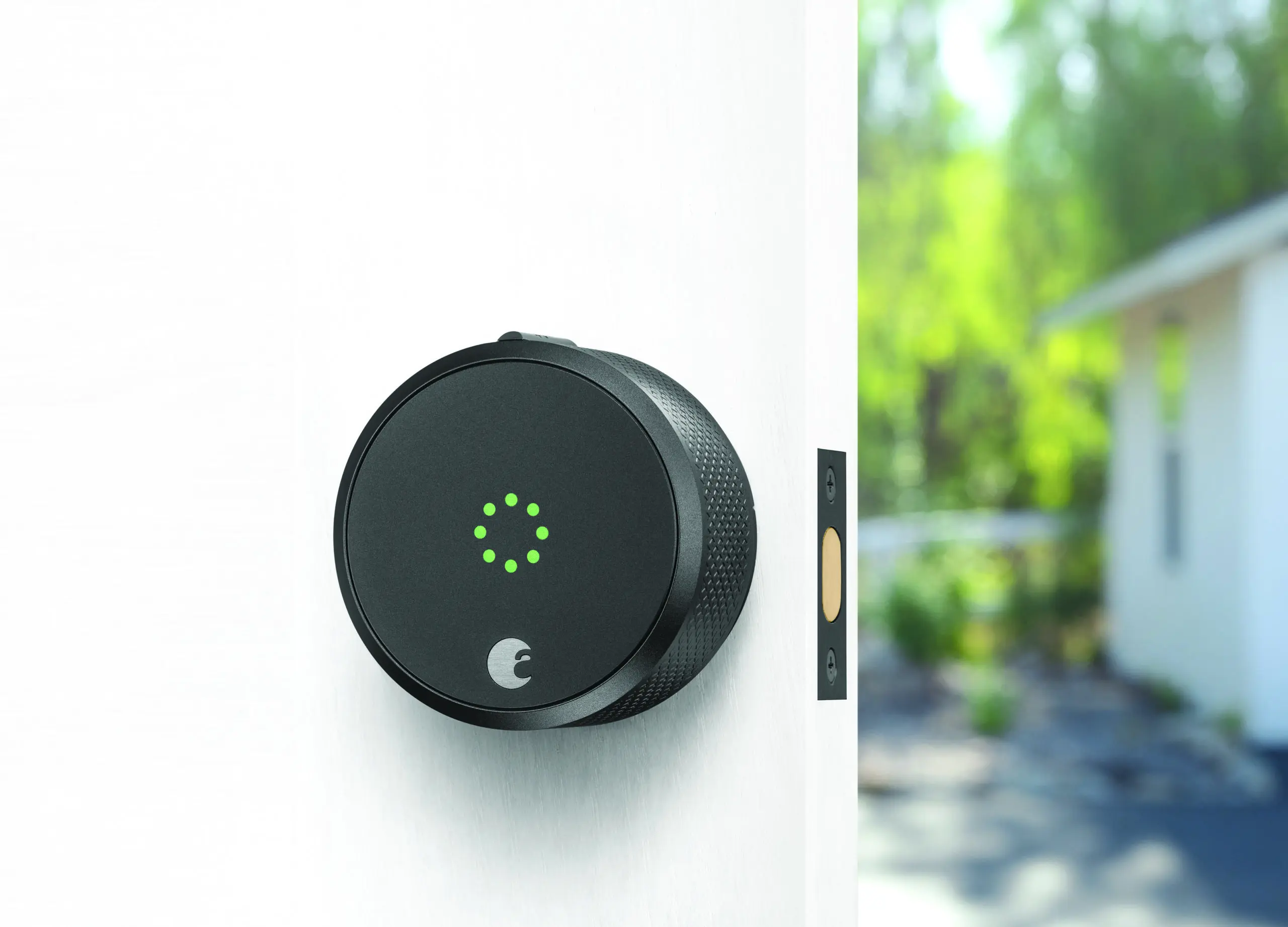 August Smart Lock Pro + Connect Wi-Fi Bridge. The smart lock that lets you manage access to your home from your phone (lock/unlock remotely; grant holiday visitors access when they arrive or keep an eye on your home while traveling).