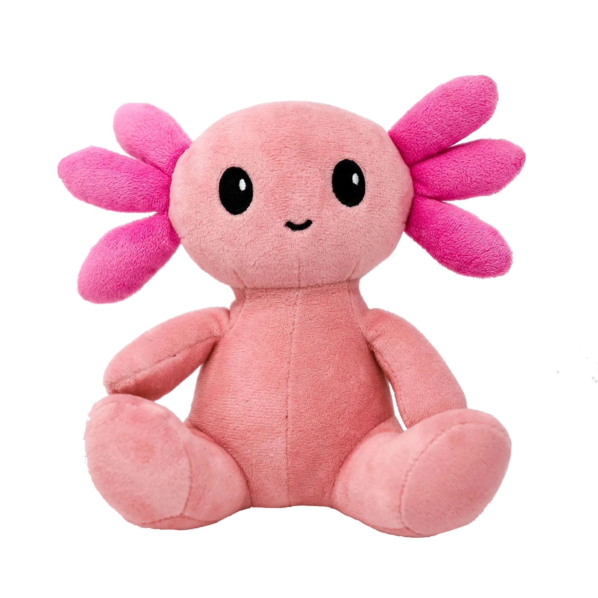 Axol the Axolotl is a sustainable ethical and socially conscious plush product designed in the image of the rare Mexican salamander, the Axolotl. This plush is made of organic cotton and measures 19 cm tall.
