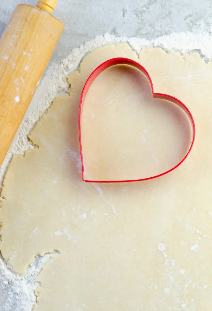 Butter Pie Crust. Say I heart you to someone special this Valentine's Day with a delicious homemade treat. Try my super easy to make Chocolate Cherry Hand Pies which include a from scratch buttery flaky pie crust.