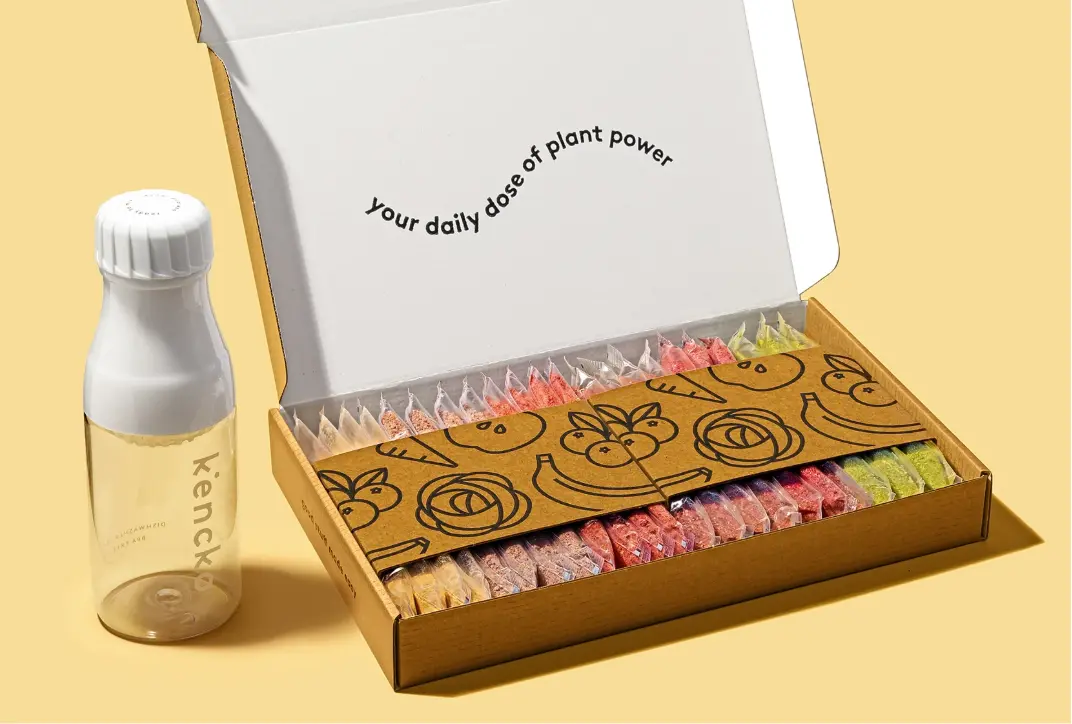Kencko Smoothies. No-fuss instant smoothies. The effortless way to add fruits and veggies to your breakfast routine. 100% organic. No added sugar. All the vitamins and fiber. Compostable packaging. 2020 Valentine's Day Gift Guide from Jays Sweet N Sour Life Blog.