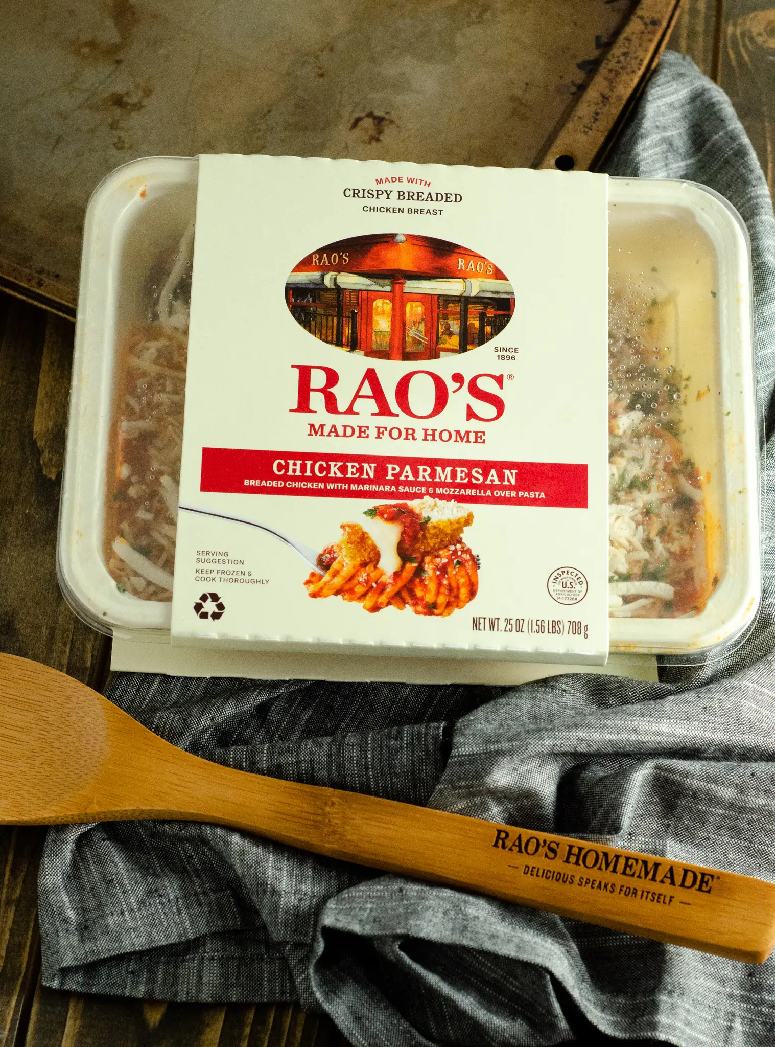 Rao's Chicken Parmesan Frozen Entree. March is National Frozen Food Month and what better way to celebrate it by shopping for your favorite frozen food brands at your local Harris Teeter. Grab this and other wonderful frozen food products in the freezer asile.