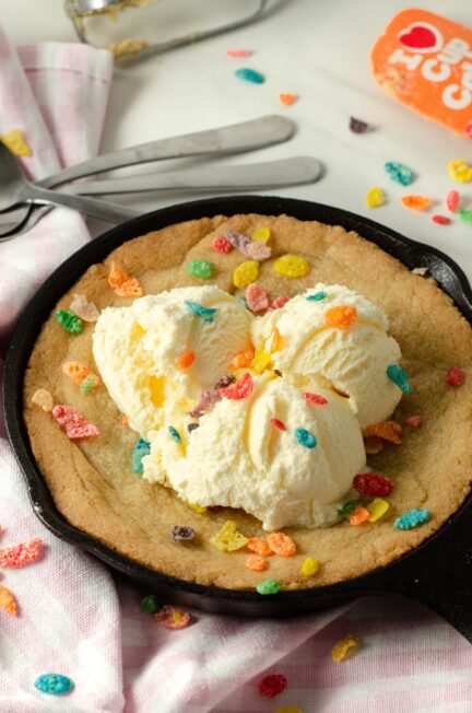 Sea Salt Chocolate Chunk Skillet Cookie