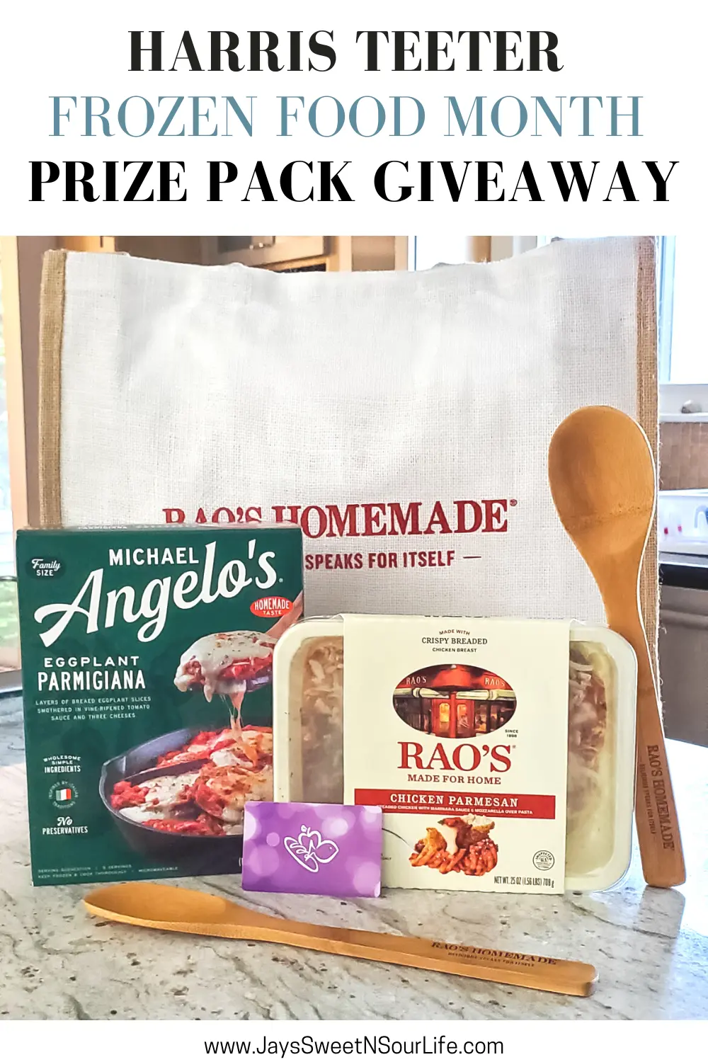 Harris Teeter Frozen Food Month Prize Pack Giveaway. March is National Frozen Food Month and what better way to celebrate it by shopping for your favorite frozen food brands at your local Harris Teeter. Enter to win an awesome prize pack which includes prizes from Michael Angelo's. Rao's and a Harris Teeter Gift Card.