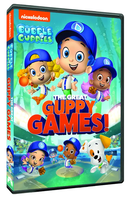 The Bubble Guppies are swimming back onto DVD for a fin-tastic collection in&nbsp;Bubble Guppies: The Great Guppy Games! Arriving on DVD May 12, 2020, preschoolers can dive into lots of fun and games with their favorite Guppies.