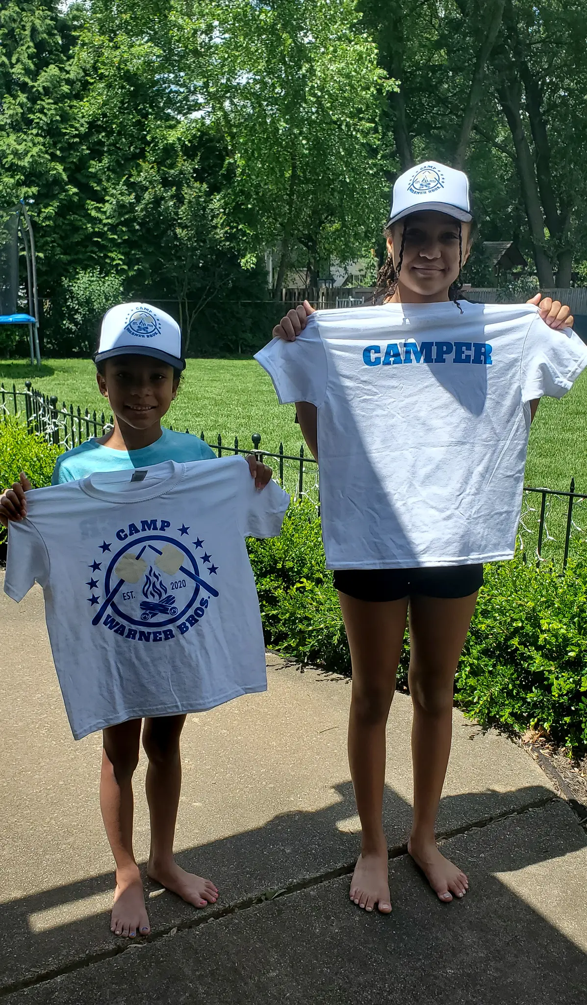 Camp Warner Bros. Shirts. Join us as we adventure through 8 weeks of Virtual Camp Warner Bros. Each week will feature a new fun family friendly activity and a Warner Bros. Show or Movie.