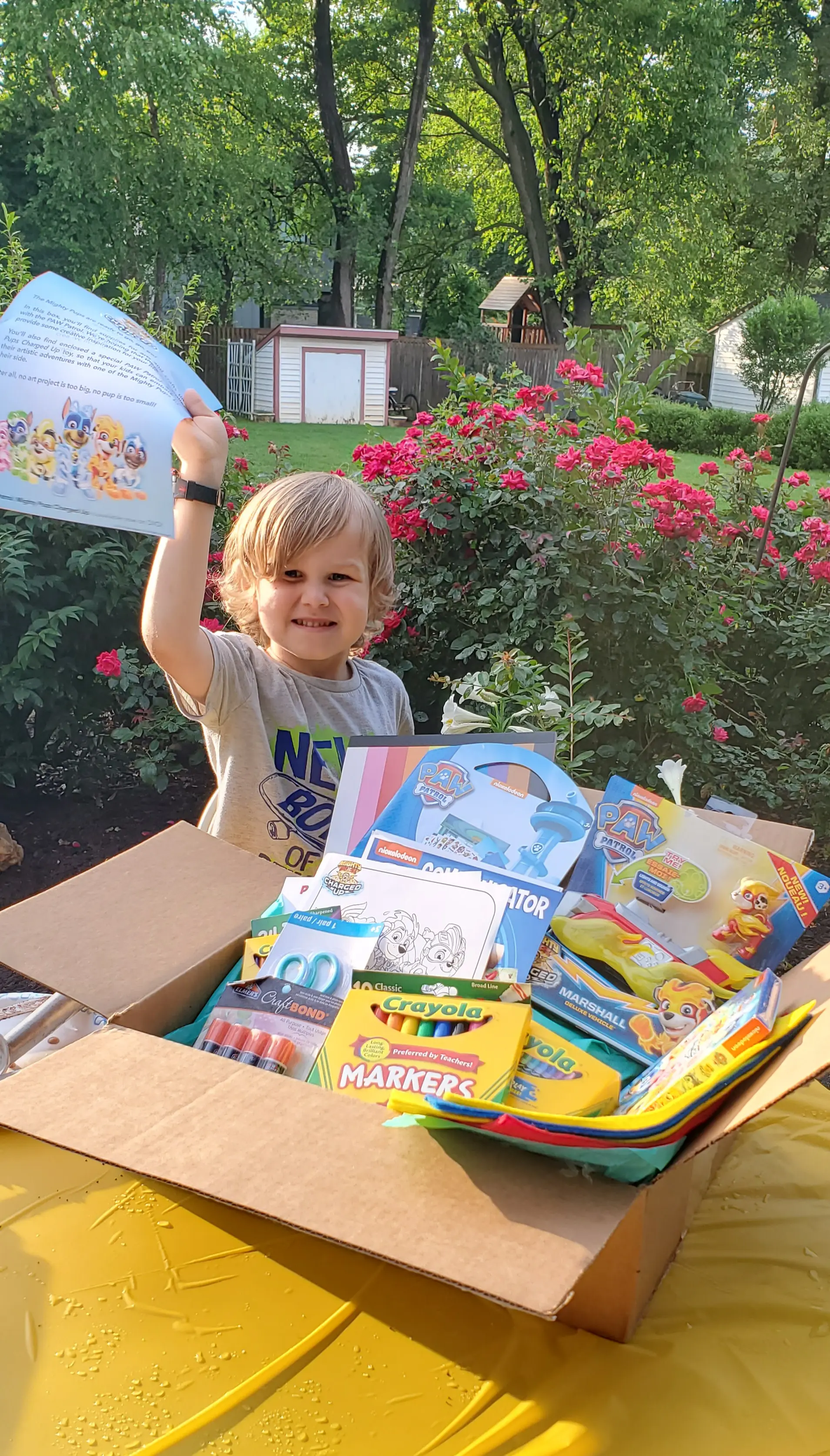 PAW Patrol: Mighty Pups Charged Up Actvities. The paw-some Mighty Pups are back for next level action-packed adventures in&nbsp;PAW Patrol: Mighty Pups Charged Up. Checkout all of the fun toys and actvities we recieved in our Puptastic box today!