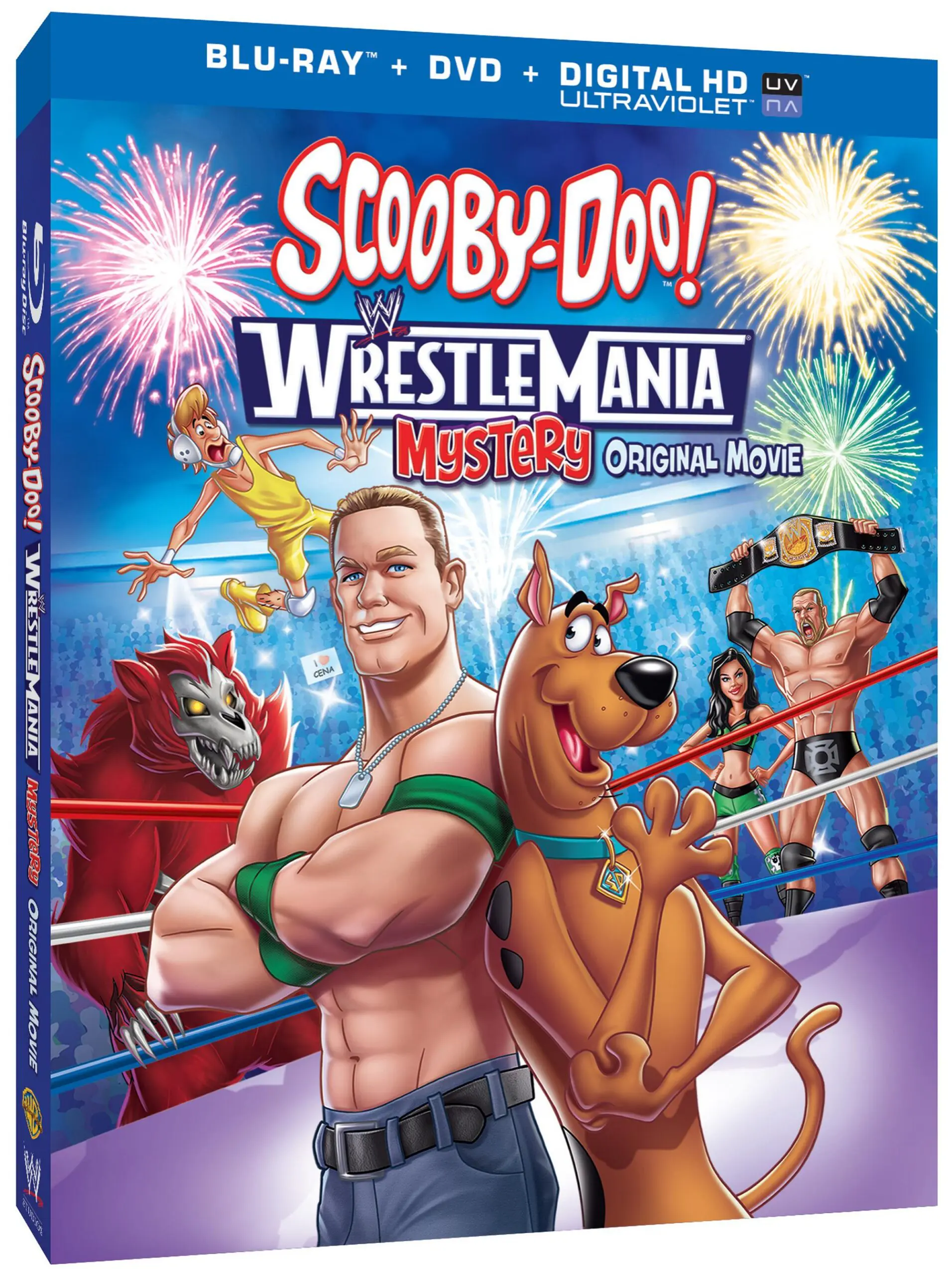 Scooby-Doo!: WrestleMania Mystery&nbsp;. When Shaggy and Scooby win tickets to WrestleMania&reg;, they convince the entire Mystery Inc. gang to travel to WWE City in the Mystery Machine to enjoy the show. But the trip quickly turns into another mystery as WWE City is full of secrets! A mysterious ghostly bear appears and threatens to ruin the show and steal the championship title belt.