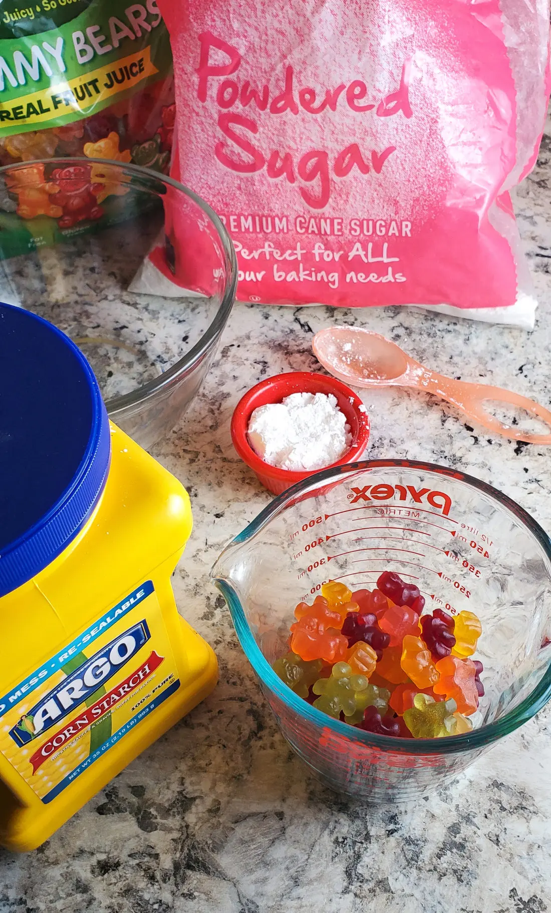 Gummy Bear Slime Ingredients. Get ready for loveable bear hugs, digital culture references, life lessons, and Gummy Bear Slime!&nbsp;Stack the bears up, squish them down and make this adventurous slime that you can actually eat!
