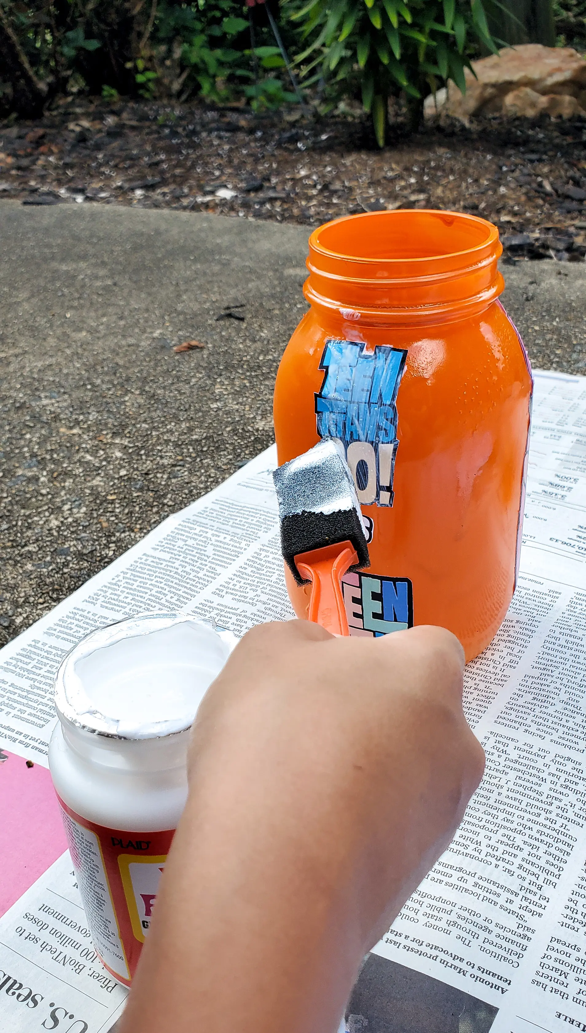 Teen Titans Go!&nbsp;Character Banks logo mod podge. It&rsquo;s week 5 at Camp Warner Bros.! It's time to get crafty with this week's activity Teen Titans Go! Vs. Teen Titans Character Banks. Grab your printables on my blog, along with some more supplies to create your very own Teen Titans Go! vs Teen Titans Character Banks.