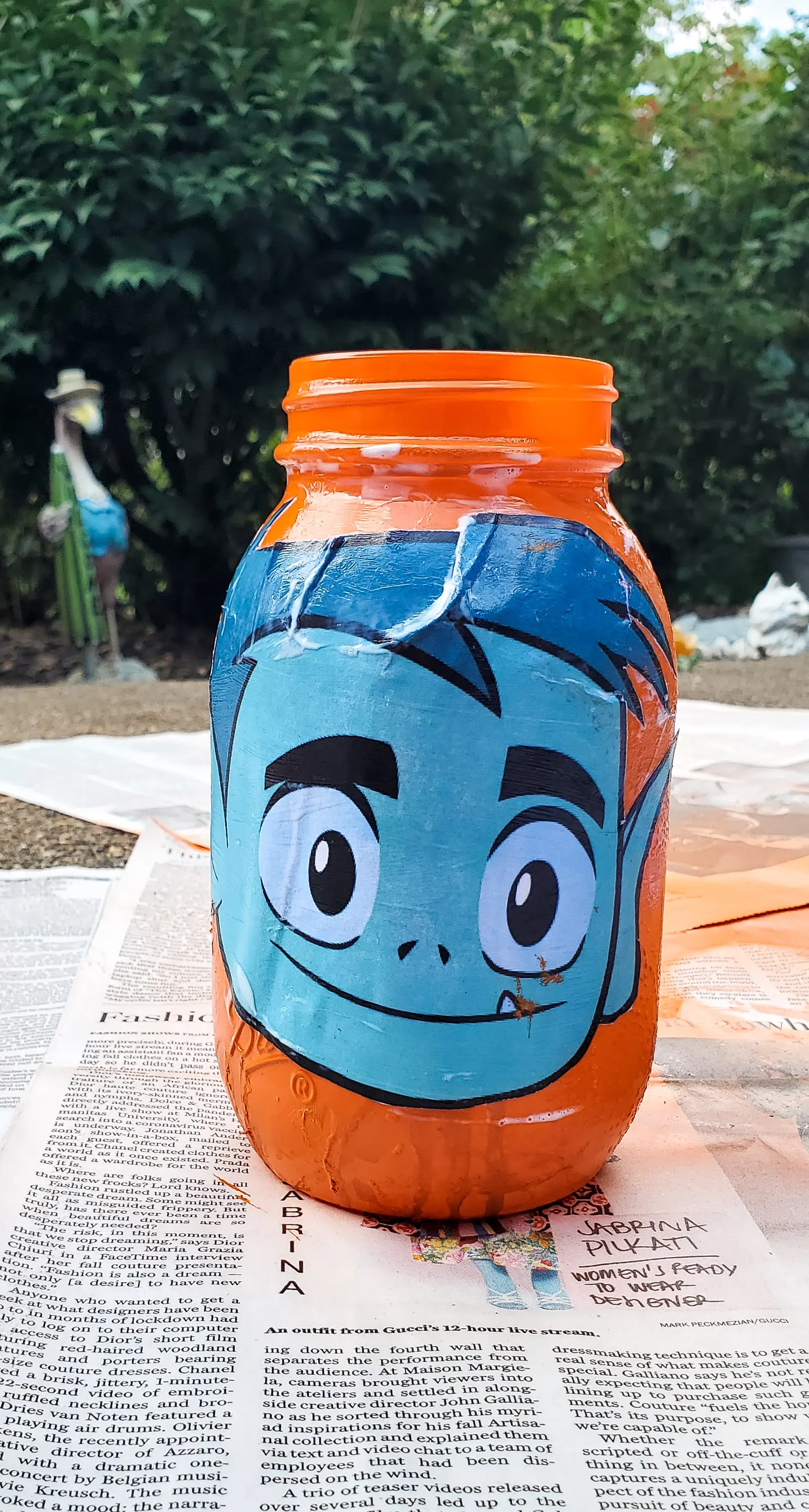Teen Titans Go!&nbsp;Character Banks Beast Boy. It&rsquo;s week 5 at Camp Warner Bros.! It's time to get crafty with this week's activity Teen Titans Go! Vs. Teen Titans Character Banks. Grab your printables on my blog, along with some more supplies to create your very own Teen Titans Go! vs Teen Titans Character Banks.