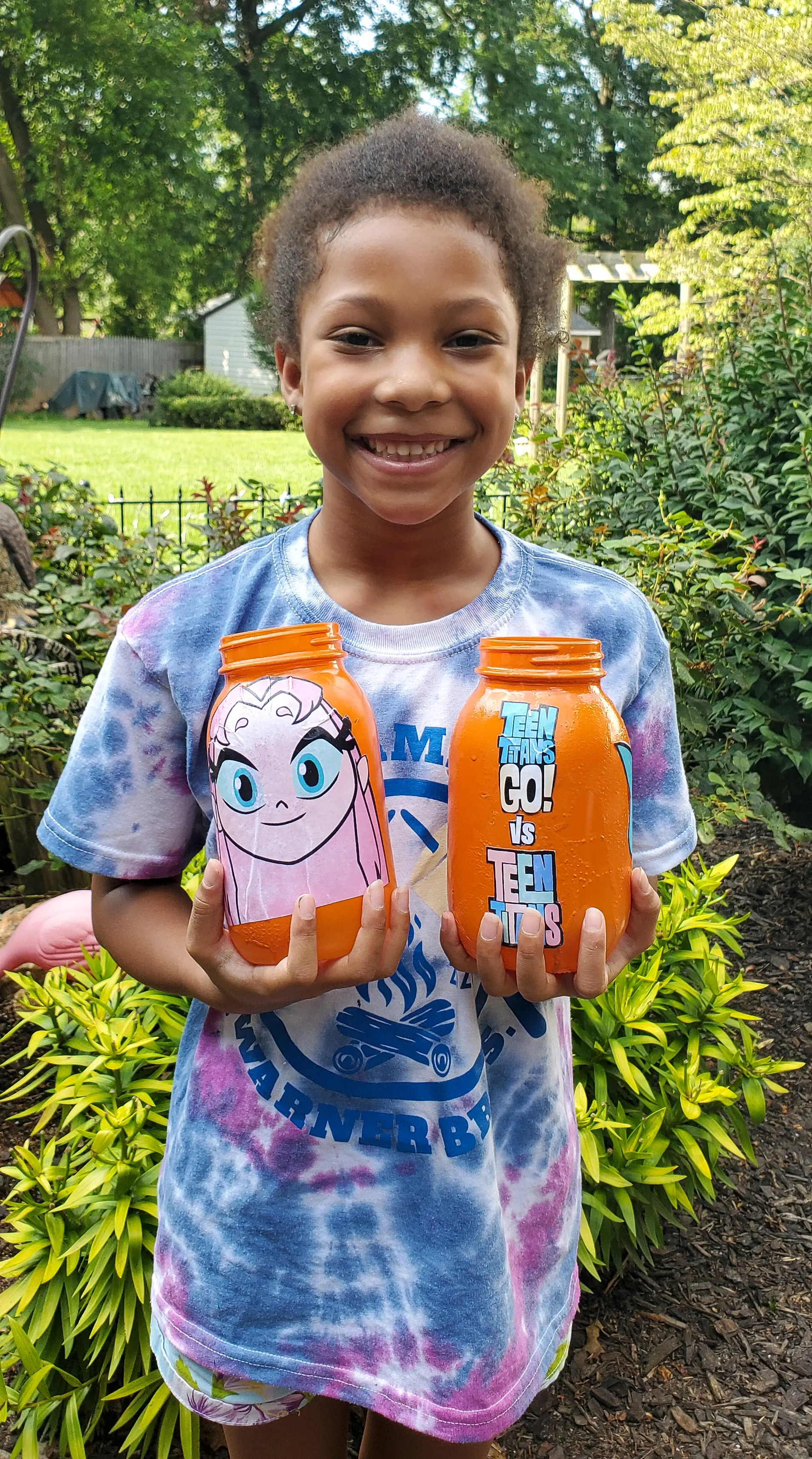 Teen Titans Go!&nbsp;Character Banks Finished. It&rsquo;s week 5 at Camp Warner Bros.! It's time to get crafty with this week's activity Teen Titans Go! Vs. Teen Titans Character Banks. Grab your printables on my blog, along with some more supplies to create your very own Teen Titans Go! vs Teen Titans Character Banks.