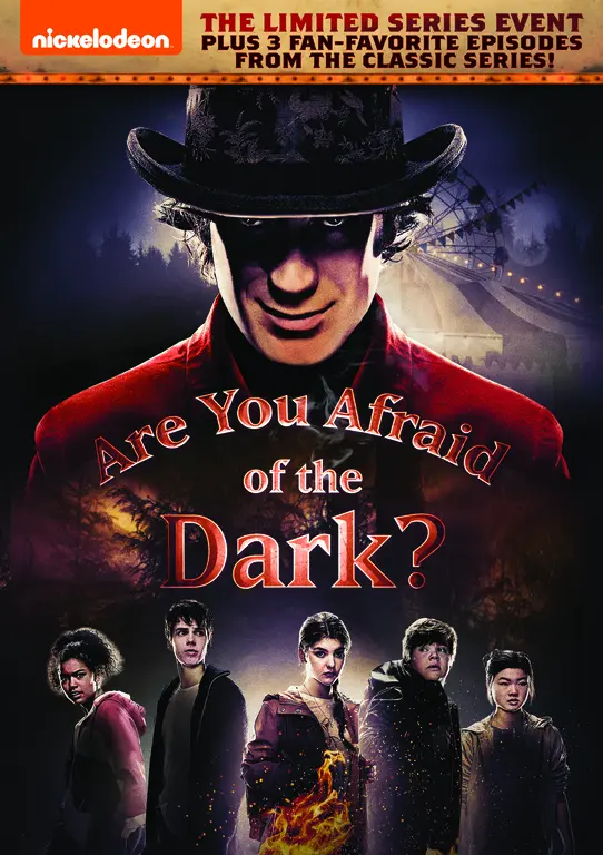 Re-imagined for a new generation, Nickelodeon’s all-new version of ‘90’s kids’ cult classic Are You Afraid of the Dark? arrives on DVD Tuesday, August 11, 2020. The three-part limited series follows members of an entirely new Midnight Society, who tell a terrifying tale of the Carnival of Doom and its evil ringmaster Mr. Top Hat, only to witness the shocking story come frightfully to life and prepare for an adventure beyond their wildest nightmares.