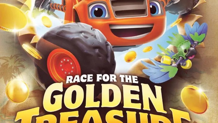 Blaze and the Monster Machines are speeding back onto DVD for all-new high-speed, high seas adventures in&nbsp;Blaze and the Monster Machines: Race for the Golden Treasure!&nbsp;Arriving on July 28, 2020, preschoolers can race along with Blaze and his friends as they embark on epic action-packed treasure hunts.