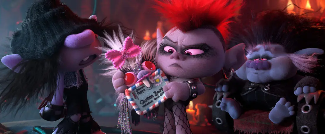 Barb (Rachel Bloom) and King Thrash (Ozzy Osbourne). Queen Poppy, Branch, and the rest of your favorite Trolls are back for another musical adventure that&rsquo;s bigger and louder than ever before! In TROLLS WORLD TOUR, Poppy and Branch discover that their kingdom is only one of six musical realms Funk, Country, Techno, Classical, Pop, and Rock that was once united in perfect harmony.
