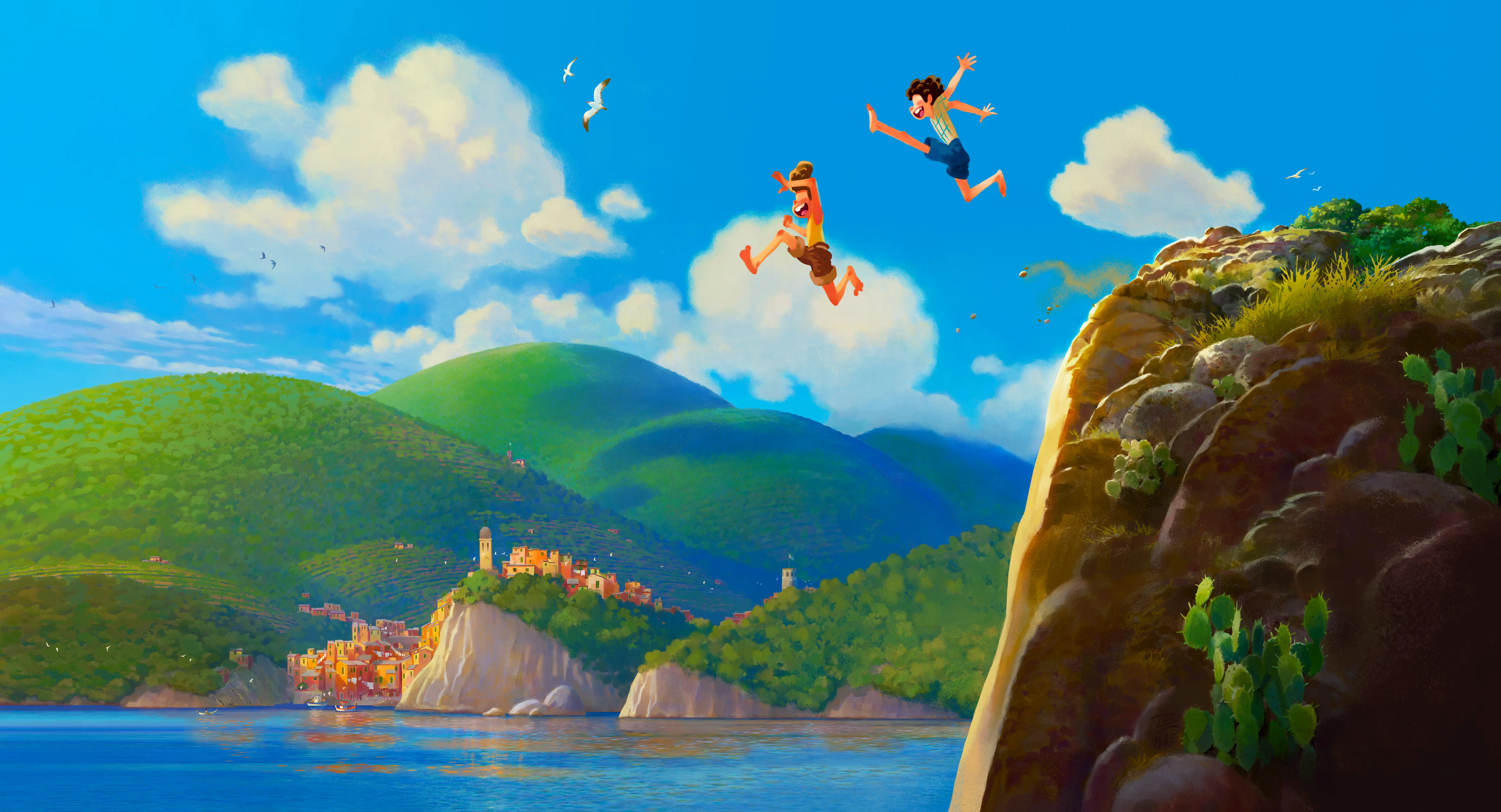 Set in a beautiful seaside town on the Italian Riviera, the original animated feature is a coming-of-age story about one young boy experiencing an unforgettable summer filled with gelato, pasta, and endless scooter rides. Disney Pixar's &ldquo;Luca&rdquo; is set to open in U.S. theaters June 18, 2021.
