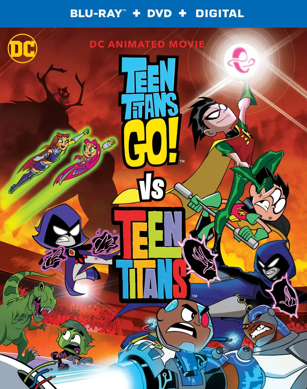 Teen Titans Go!&nbsp;VS Teen Titans DVD. Teen Titans Go! Vs. Teen Titans&nbsp;is now available to own on Digital, Blu-ray & DVD