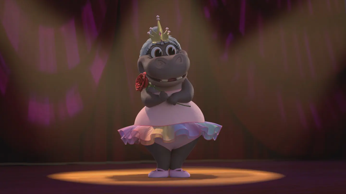 Madagascar A Little Wild Gloria. Filled with original music and dance-worthy songs, the lovable foursome Alex the Lion, Marty the Zebra, Melman the Giraffe, and Gloria the Hippo steal the show in Madagascar: A Little Wild. Capturing the iconic personalities of the four dynamos,&nbsp;Madagascar: A Little Wild&nbsp;showcases the team as kids residing in their rescue habitat at the Central Park Zoo.