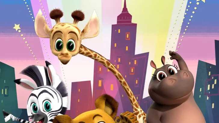 Madagascar A Little Wild. Filled with original music and dance-worthy songs, the lovable foursome Alex the Lion, Marty the Zebra, Melman the Giraffe, and Gloria the Hippo steal the show in Madagascar: A Little Wild. Capturing the iconic personalities of the four dynamos,&nbsp;Madagascar: A Little Wild&nbsp;showcases the team as kids residing in their rescue habitat at the Central Park Zoo.