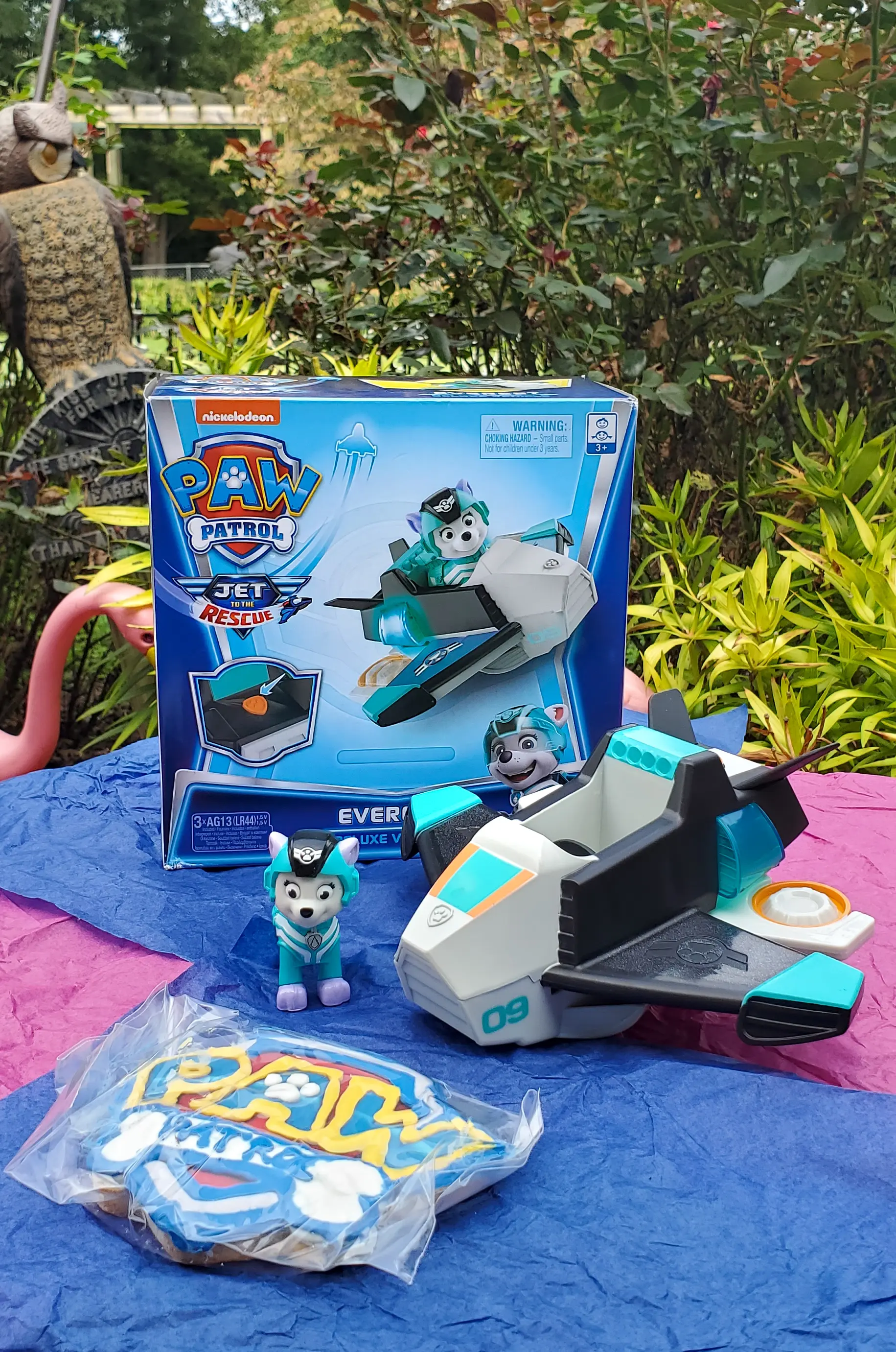 PAW Patrol: Jet to the Rescue Everest Deluxe Vehicle. Get ready for high-flying adventures with the&nbsp;PAW Patrol&nbsp;pups in the brand-new DVD&nbsp;PAW Patrol: Jet to the Rescue. In celebration of the release of this special feature, Nickelodeon sent us a surprise box full of PAW Patrol goodies! View all of the fun new PAW Patrol: Jet to the Rescue themed toys available on my blog.